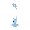 Настільна лампа Kite Bunny LED з акумулятором, блакитна (K24-492-1-3)