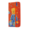 Книга записна ZiBi Bear A7 в клітинку тверда обкладинка на гумці 80 аркушів, помаранчева (ZB.117103)