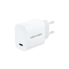 Зарядний пристрій Vention 1xUSB-C PD30W + cable USB-C to USB-C white (G18W0-EU)