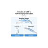 Зарядний пристрій Vention 1xUSB-C PD30W + cable USB-C to USB-C white (G18W0-EU)
