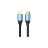 Кабель мультимедійний HDMI M to HDMI M 8.0m V2.0 4K60Hz aluminum alloy blue Vention (ALHSK)