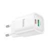 Зарядний пристрій HOCO C149A Charm 1xUSB-C PD30W + 1xUSB QC3.0 White (6942007630337)