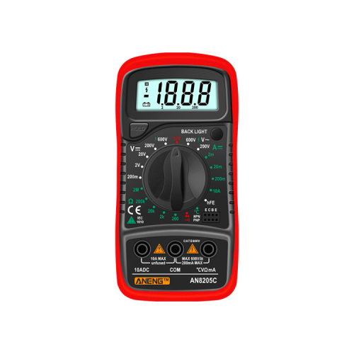 Цифровий мультиметр ANENG AN8205C, V, A, R, T, функция hFE (AN8205C)