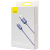 Дата кабель USB 2.0 AM to Lightning 1.2m 2.4A Crystal Shine Series purple Baseus (CAJY000005)