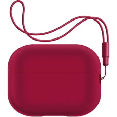 Чохол для навушників Armorstandart Silicone Case with straps для Apple Airpods Pro 2 Wine Red (ARM68620)
