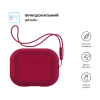 Чохол для навушників Armorstandart Silicone Case with straps для Apple Airpods Pro 2 Wine Red (ARM68620)