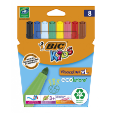 Фломастеры Bic Kids Visacolor XL, 8 цветов (bc8290062)