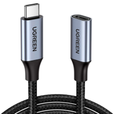 Дата кабель USB-C M/F 0.5m 5A USB 3.1 Gen2 10Gbps black Ugreen (80810)