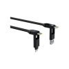 Дата кабель 6in1 inCharge XL 3.0m black Rolling Square (XLL01R)