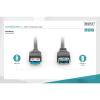 Дата кабель USB 3.0 AM/AF 3.0m black Digitus (AK-300203-030-S)