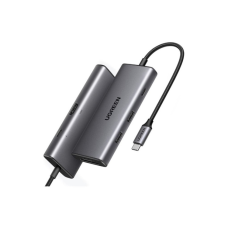 Концентратор Ugreen USB-C 7-in-1 2xUSB 3.0 + HDMI 4K30Hz + USB-C + SD/TF + PD 100W (15531)