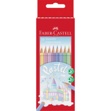 Олівці кольорові Faber-Castell Pastel пастельні відтінки, 10 кольорів (111211) (32071)