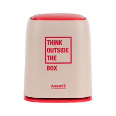 Корзина для бумаг Axent Настольный мусорный контейнер, прямоугольный, персиковый (2133-42-A)
