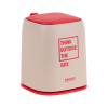 Корзина для бумаг Axent Настольный мусорный контейнер, прямоугольный, персиковый (2133-42-A)