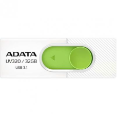 USB флеш накопичувач ADATA 32GB UV320 White/Green USB 3.1 (AUV320-32G-RWHGN)