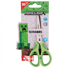 Ножиці Yes Minecraft 13см з гумовими вставками (480430)