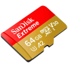 Карта памяти SanDisk 64GB microSD class 10 UHS-I Extreme For Action Cams and Dro (SDSQXAH-064G-GN6AA)