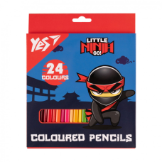 Олівці кольорові Yes 24 кол Ninja синій (290743)