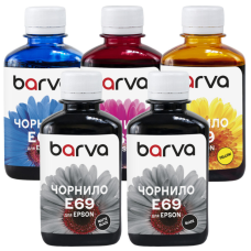 Чернила Barva Epson T69, 180мл*5, Pigm.MB/PB/C/M/Y (E69-180-2MP)