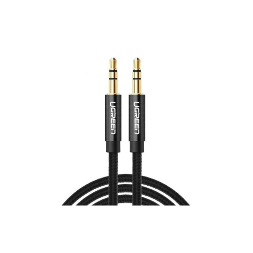 Кабель мультимедийный 3.5mm M to 3.5mm M 1.0m AV112 (Black) Ugreen (50361)