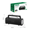 Акустична система NEWVEW NV-9010 Solar Panel/BT/USB/TF/FM Black (NWVW-NV-9010-BK)