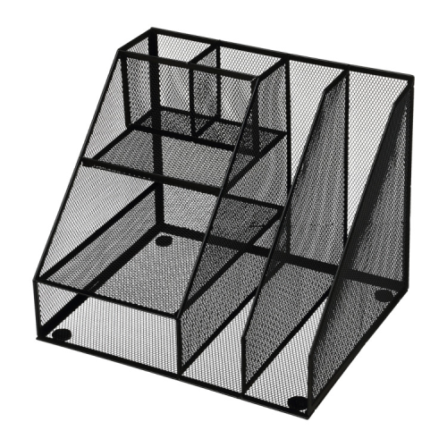 Підставка для дрібниць Buromax 310 x 255 x 255 мм, металева, чорна (BM.6244-01)