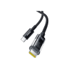 Дата кабель USB-C to USB-C 1.0m 100W black Baseus (1167202)