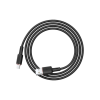 Дата кабель USB 2.0 AM to USB-C 1.2m 3A silicon black Acefast (6974316280767)