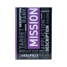 Канцелярская книга Axent Colors А4, 80 листов, клетка, фиолетовая (8421-07-A)