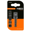 Перехідник Neo Tools 1/4" Hex 1/2" квадрат, ударний, сталь S2 (56-556)