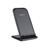 Зарядний пристрій Choetech 15W Fast Wireless Charging Stand 2coils black (T555-F-BK)