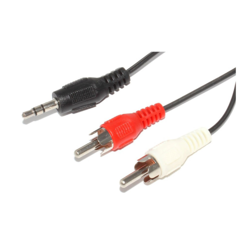 Кабель мультимедійний Jack 3.5mm папа/2RCA папа, 7.5m Atcom (10710)