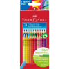 Олівці кольорові Faber-Castell Grip акварельні, тригранні, 24 кольори(112424) (15116)