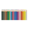 Олівці кольорові Faber-Castell Grip акварельні, тригранні, 24 кольори(112424) (15116)
