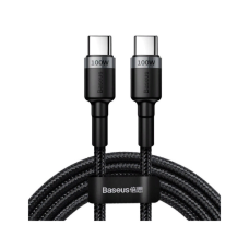 Дата кабель USB-C to USB-C 2.0m 100W 5A black-grey Baseus (CATKLF-ALG1)