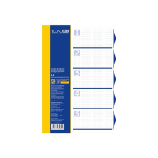 Роздільник сторінок Economix А4 пластик, 5 розділів, кольоровий (E30801)