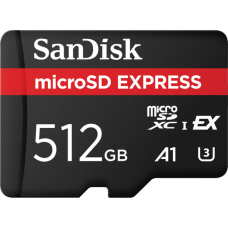 Карта пам'яті SanDisk 512GB microSDXC class 10 UHS-I U3 A1 Express (SDSQXFN-512G-GN4NN)