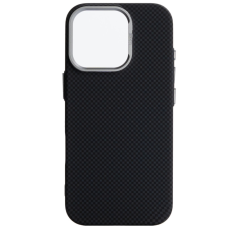 Чохол до мобільного телефона Armorstandart LikeCarbon2 MagCase Apple iPhone 15 Pro Kevlar Black (ARM88589)