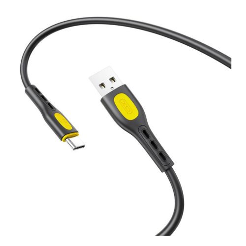 Дата кабель USB 2.0 AM to USB-C 1.0m black XO (NB280_C_Black)