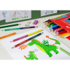 Олівці кольорові Faber-Castell 24 кольори "Замок" + 3 двоколірні олівці + стругачка, (110324) (5515)