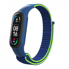 Ремінець до фітнес браслета Armorstandart нейлоновий для Xiaomi Mi Band 7/6/5/4 Blue/Green (ARM67844)