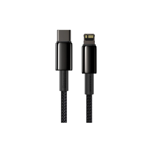 Дата кабель USB-C to Lightning 2.0m Tungsten Gold Fast Charging, PD 20W black Baseus (CATLWJ-A01)