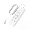 Мережевий фільтр живлення Belkin 8хТипE, 16А, USB-A/USB-C 18Вт, 2м (SRB003CA2M)