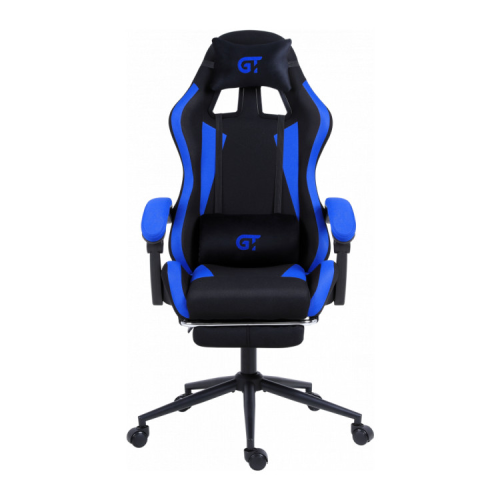 Крісло ігрове GT Racer X-2324 Black/Blue (X-2324 Fabric Black/Blue)