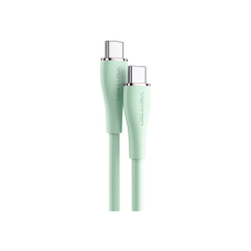 Дата кабель USB-C to USB-C 1.5m 100W Silicone Light Green Vention (TAWGG)
