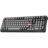Клавіатура GamePro Asgard Drakkar Keychron Super Red Switch Wireless/Bluetooth/USB UA Black (MK305BK)