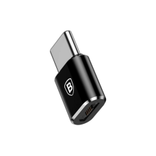 Переходник Micro USB F To USB-C M Adapter Black Baseus (CAMOTG-01)