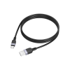 Дата кабель USB 2.0 AM to USB-C 1.0m silicone X109 Energy black HOCO (6942007636247)