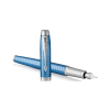Ручка перьевая Parker IM 17 Premium Blue CT  FP F (24 411)