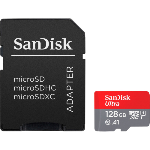Карта пам'яті SanDisk 128GB microSD class 10 UHS-I A1 Ultra (SDSQUAB-128G-GN6IA)